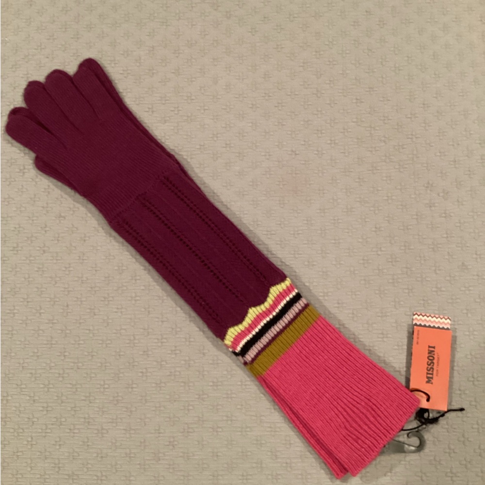 Missoni For Target Long Knitted Gloves